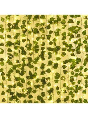 Artificial Ivy Garland String Lights Room Decor Wall Hanging Vines 173FT